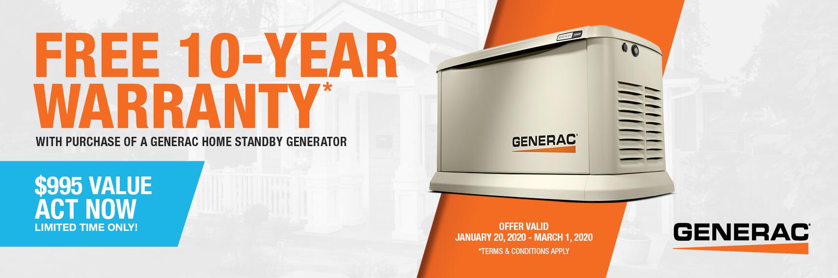 Homestandby Generator Deal | Warranty Offer | Generac Dealer | Mahopac, NY